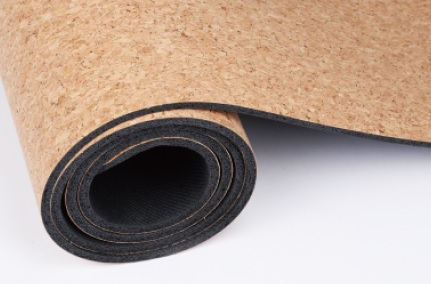 Wood pattern yoga mat